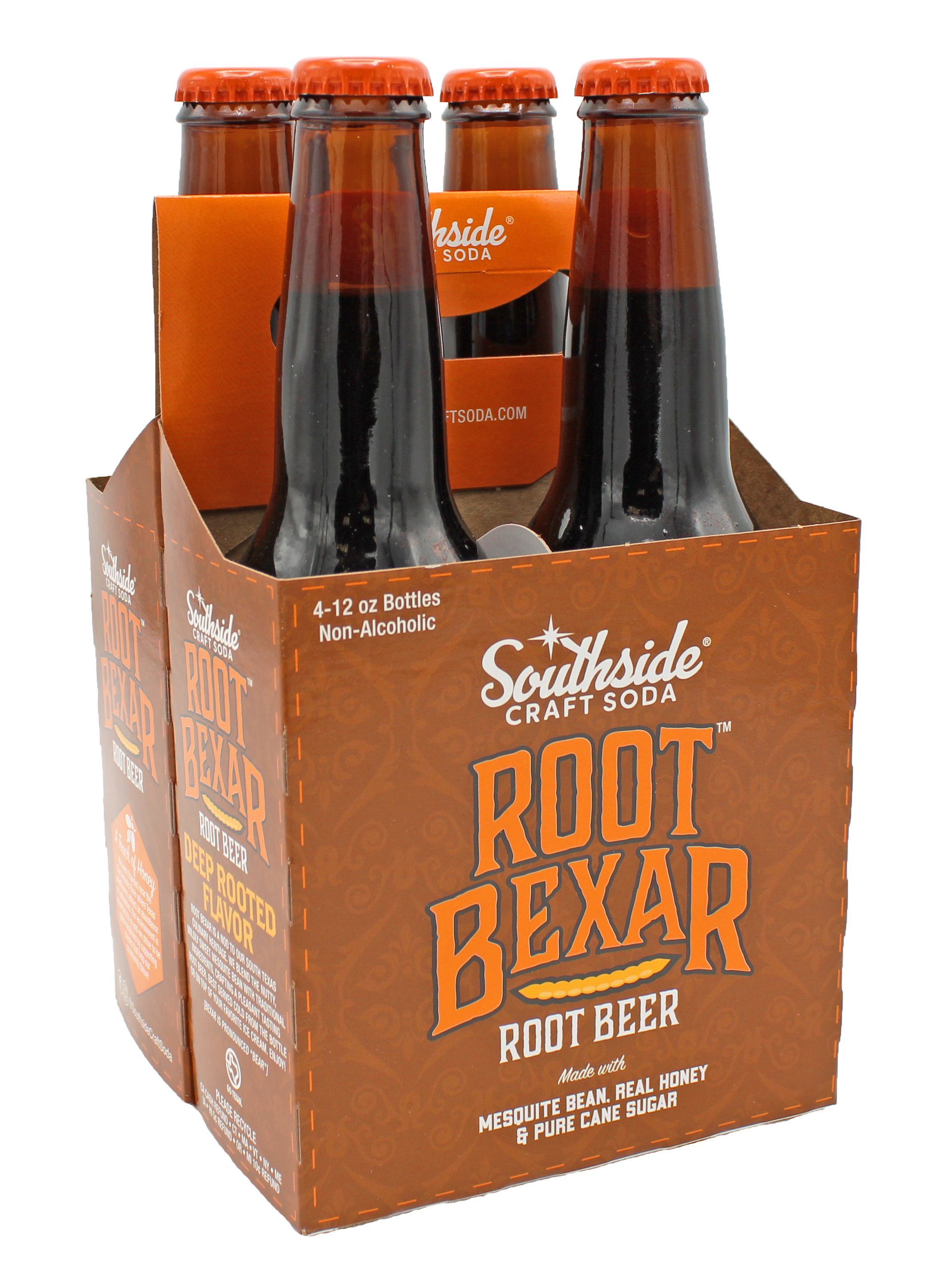 Southside Soda Craft Root Bexar Root Beer 12 Oz Bottles Shop Soda At H E B