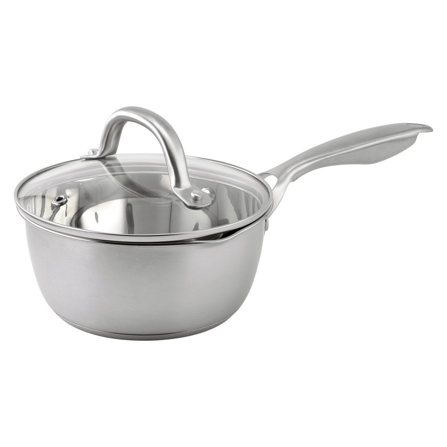 Sonoma Stainless Steel Sauce Pan with Strainer Glass Lid - Shop Stock Pots  & Sauce Pans at H-E-B