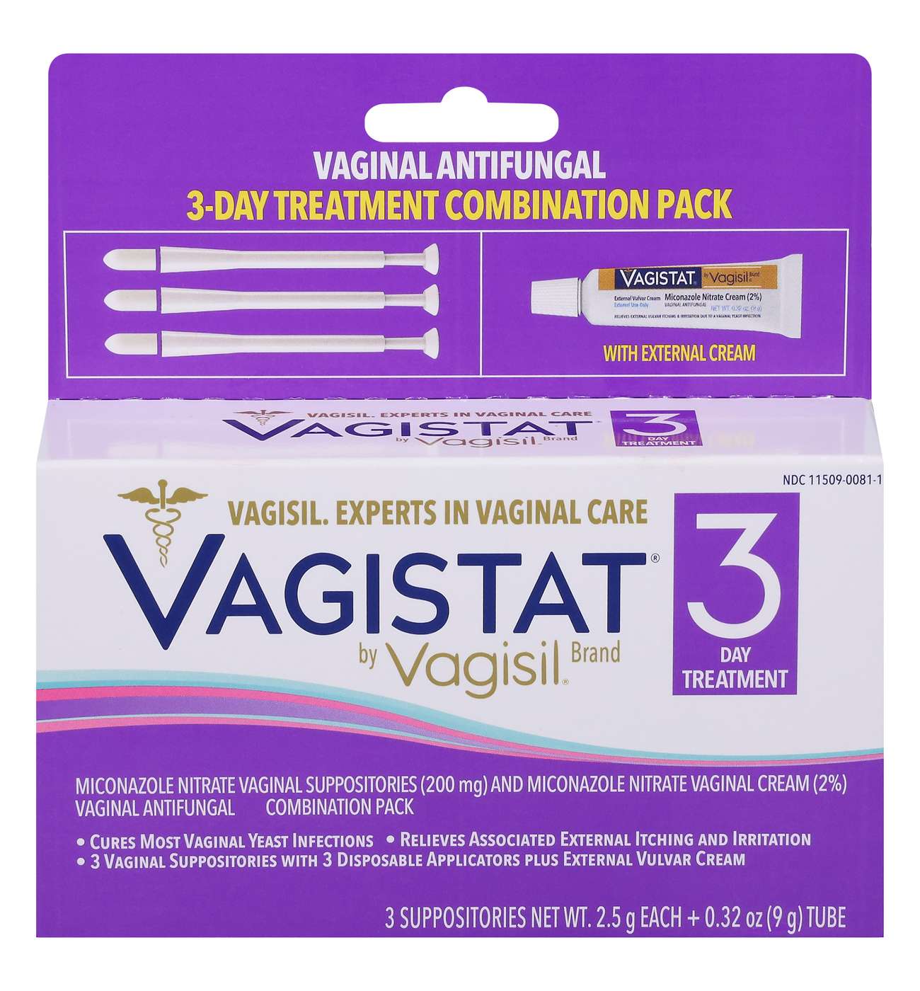 Vagistat 3 Day Vaginal Yeast Infection Treatment - Combo Pack; image 1 of 2