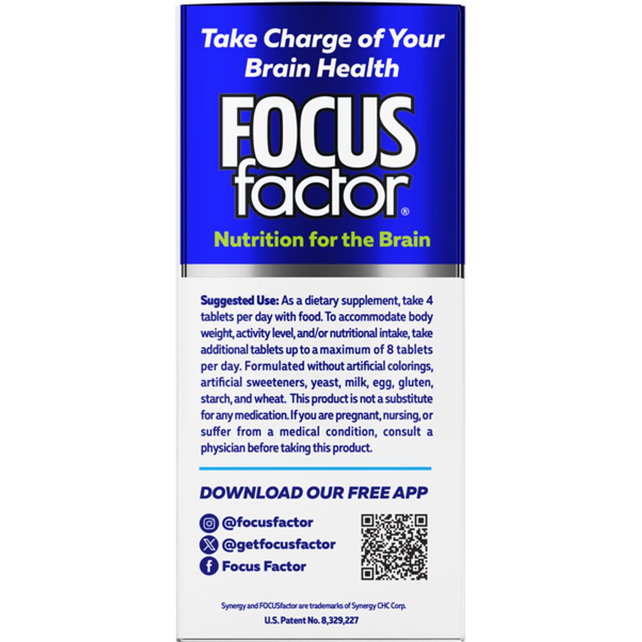 Focus Factor Brain Supplement &amp; Complete Multivitamin - Shop Diet 