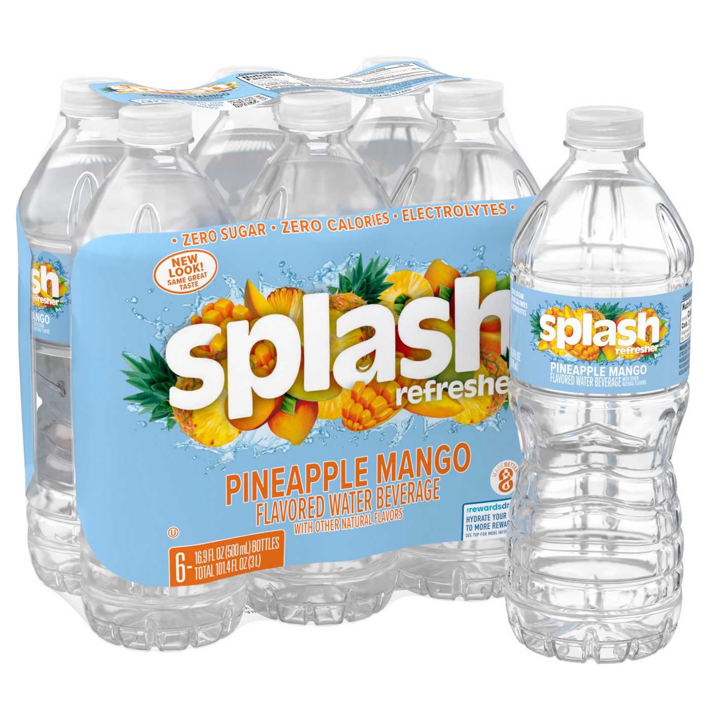 SPLASH Pineapple Mango Flavor Water Beverage 16.9 oz ; image 1 of 6