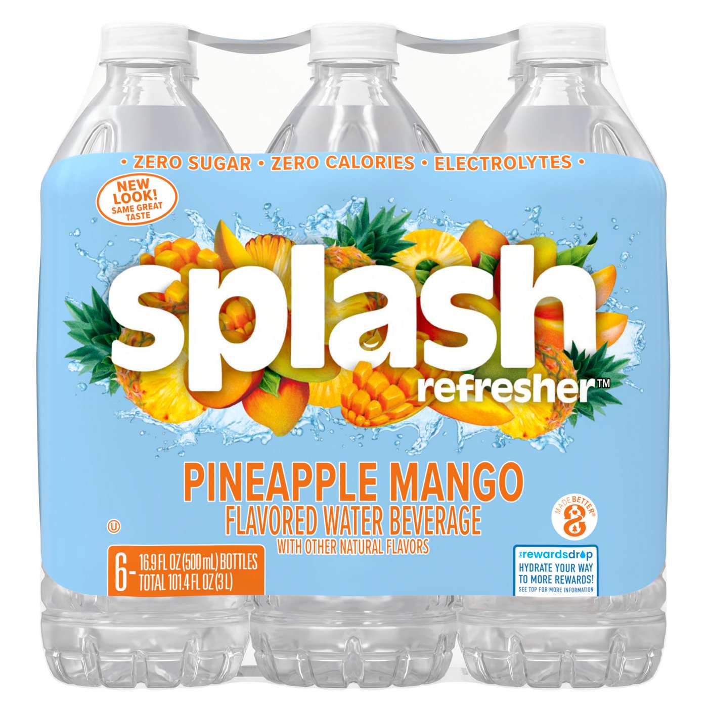 SPLASH Pineapple Mango Flavor Water Beverage 16.9 oz ; image 4 of 6