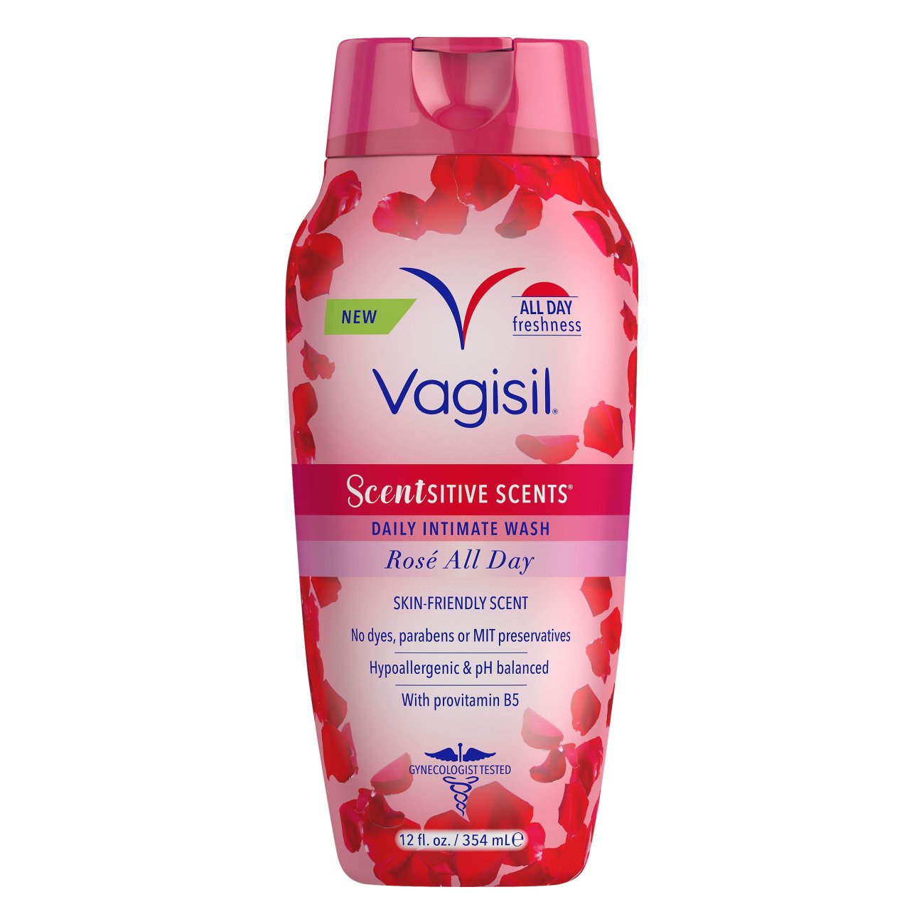 Vagisil Feminine Wash Rose All Day Shop Wipes & Washes at HEB