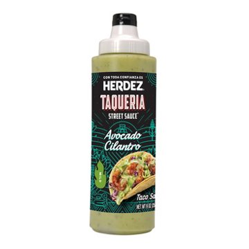 Herdez Avocado Cilantro Mild Taqueria Street Sauce, 9 oz