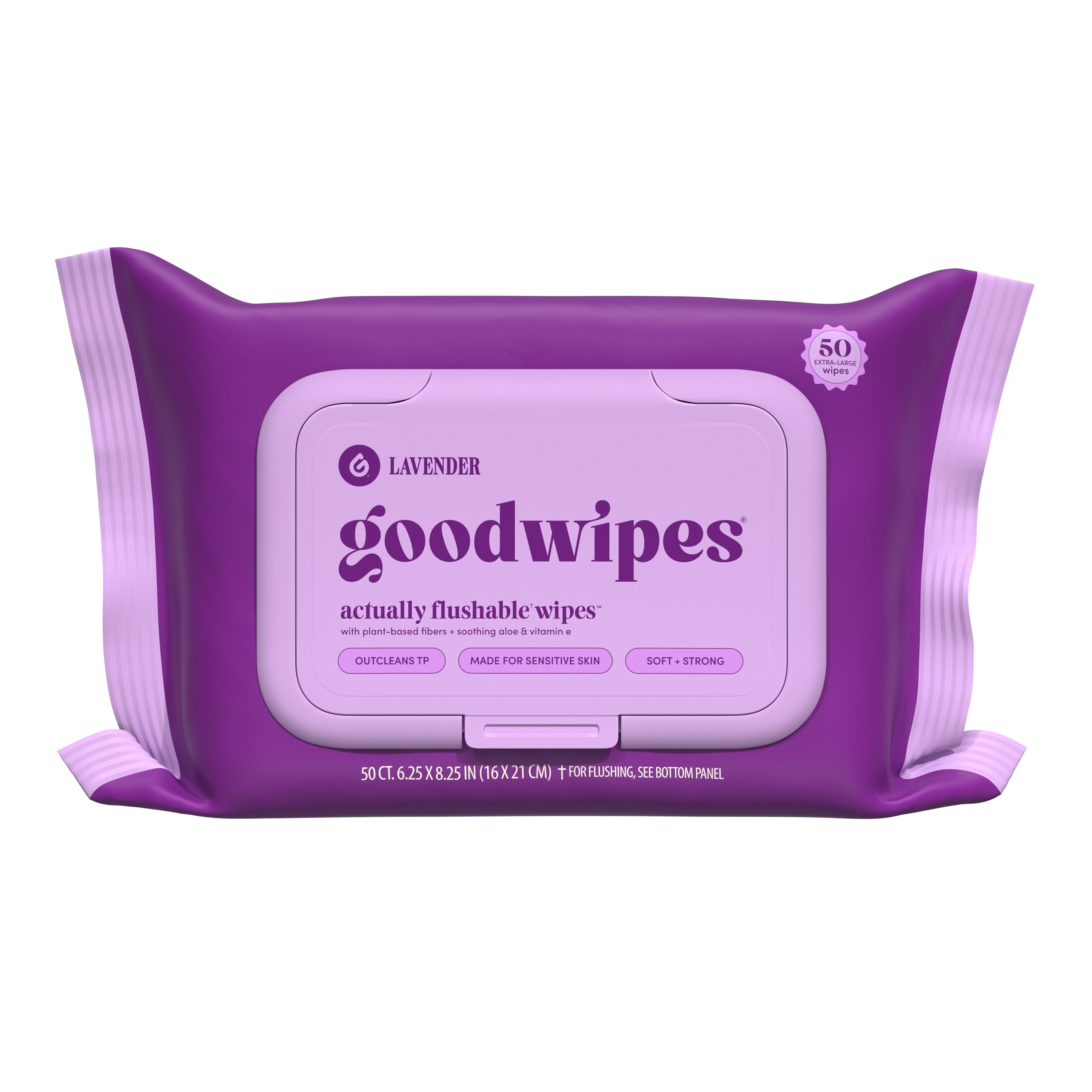 Goodwipes Lavender Flushable & Biodegradable Wipes Shop Toilet Paper