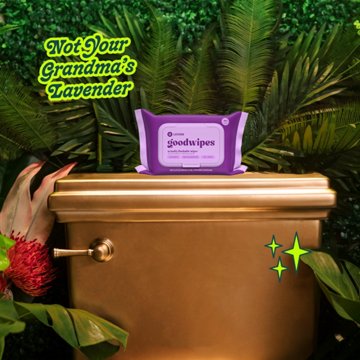 Goodwipes XL Flushable Wipes - Lavender, 50 ct