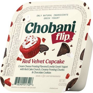 Chobani Flip Low-Fat Red Velvet Cupcake Greek Yogurt