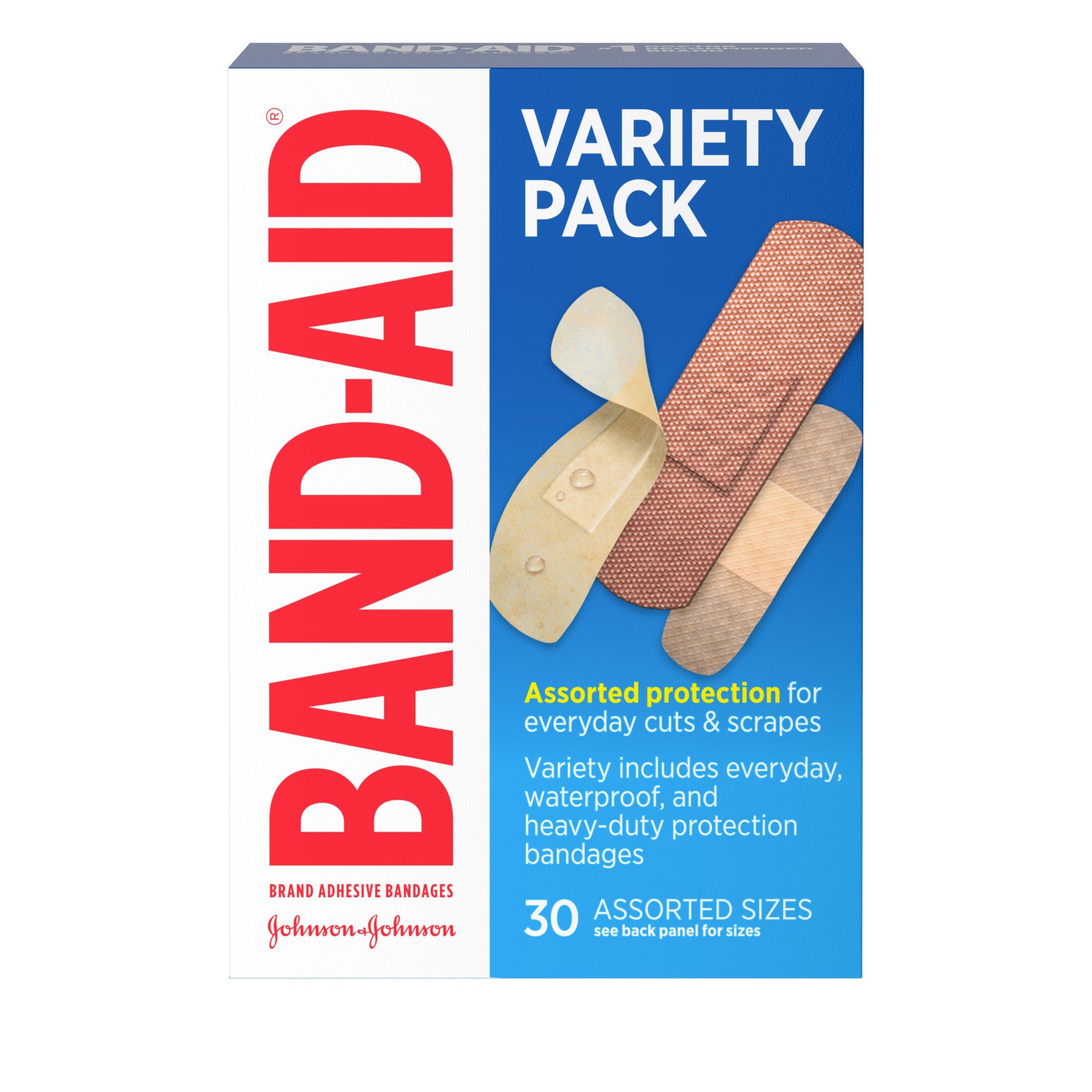 Band-Aid Adhesive Bandages Family Variety Pack - Shop Bandages & Gauze at  H-E-B