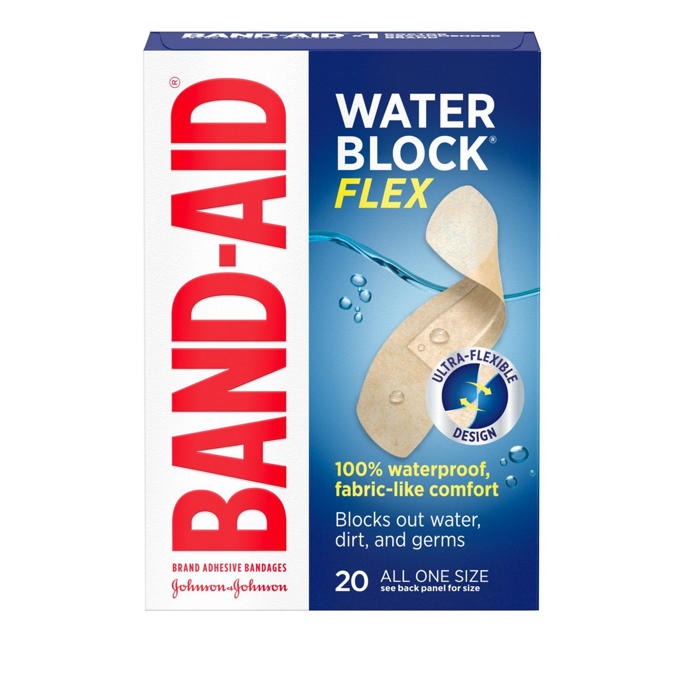 Band-Aid Brand Water Block Flex Adhesive Bandages; image 1 of 2