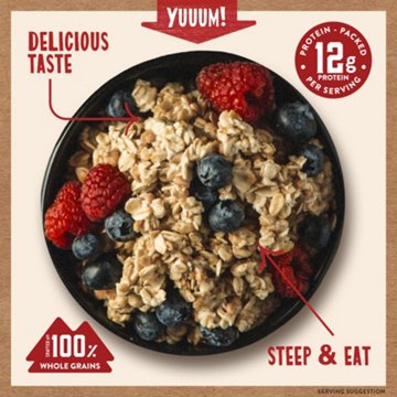 Kodiak 12g Protein Instant Oatmeal - Maple & Brown Sugar, 6 ct