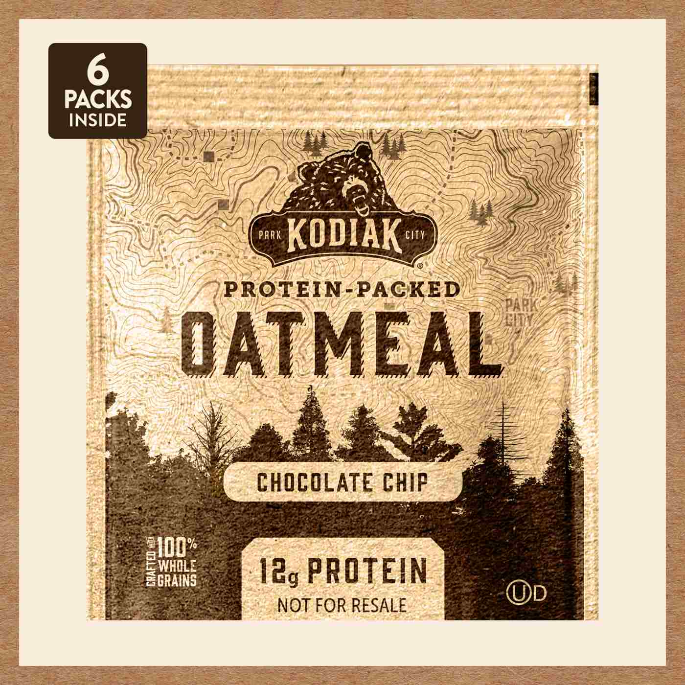 Kodiak 12g Protein Instant Oatmeal - Chocolate Chip; image 2 of 4