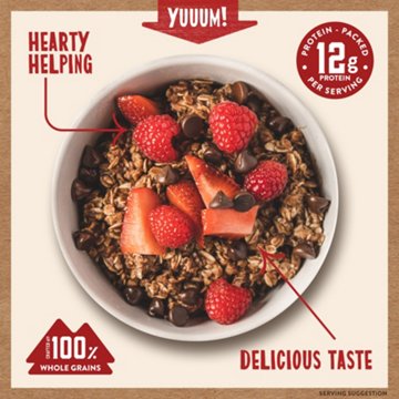 Kodiak 12g Protein Instant Oatmeal - Chocolate Chip, 6 ct