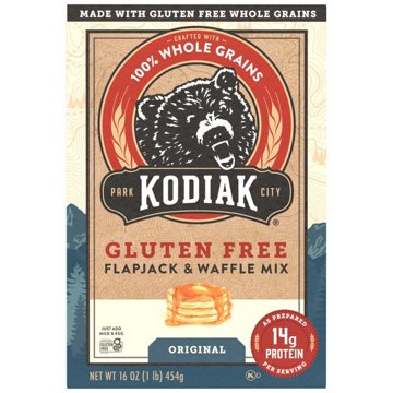 Kodiak 14g Protein Gluten Free Flapjack & Waffle Mix - Frontier Oat, 16 oz