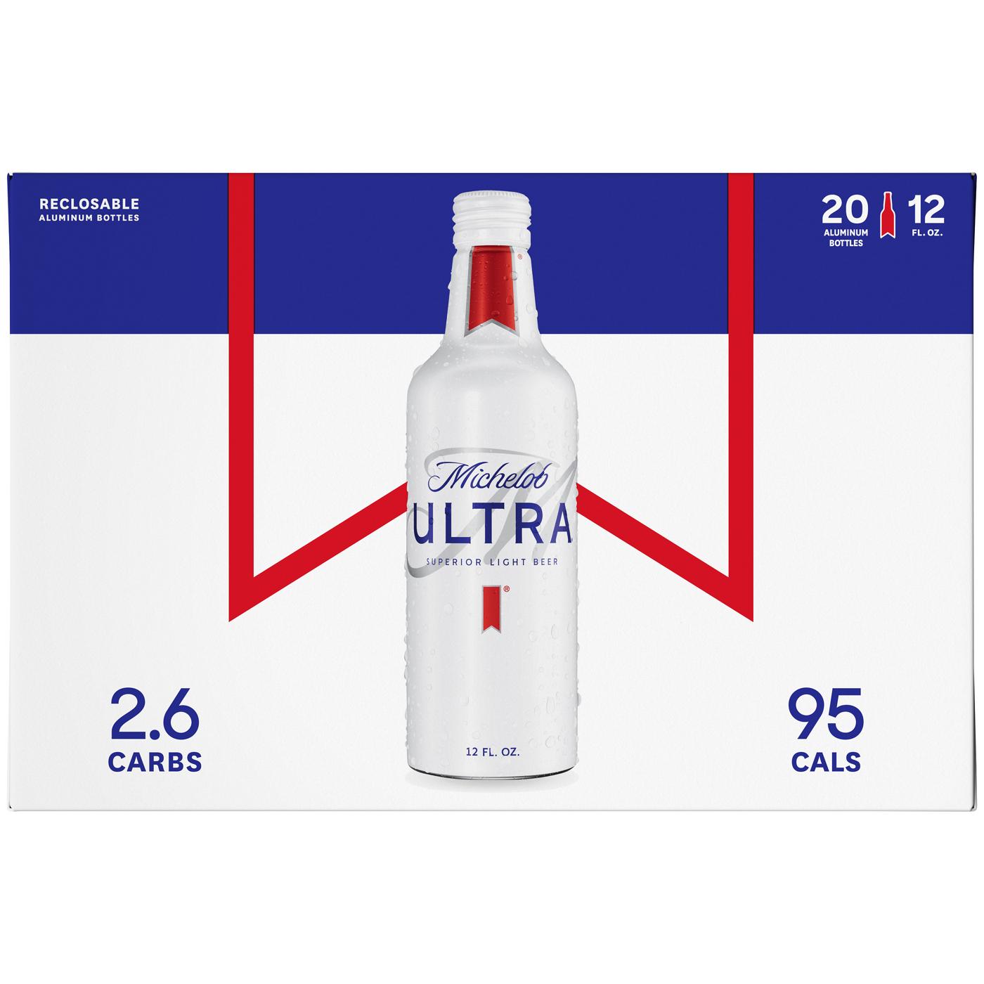 Michelob Ultra Light Beer 12 oz Aluminum Bottles; image 2 of 2