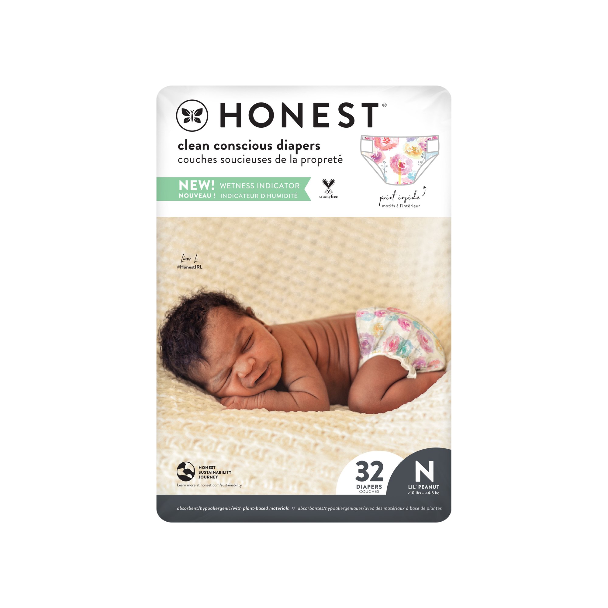 The Honest Company Clean Conscious Diapers - Newborn, Panda Print - Shop  Diapers at H-E-B