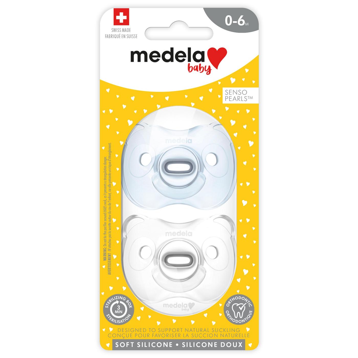 Medela Baby Soft Silicone Pacifiers 0-6M; image 1 of 2