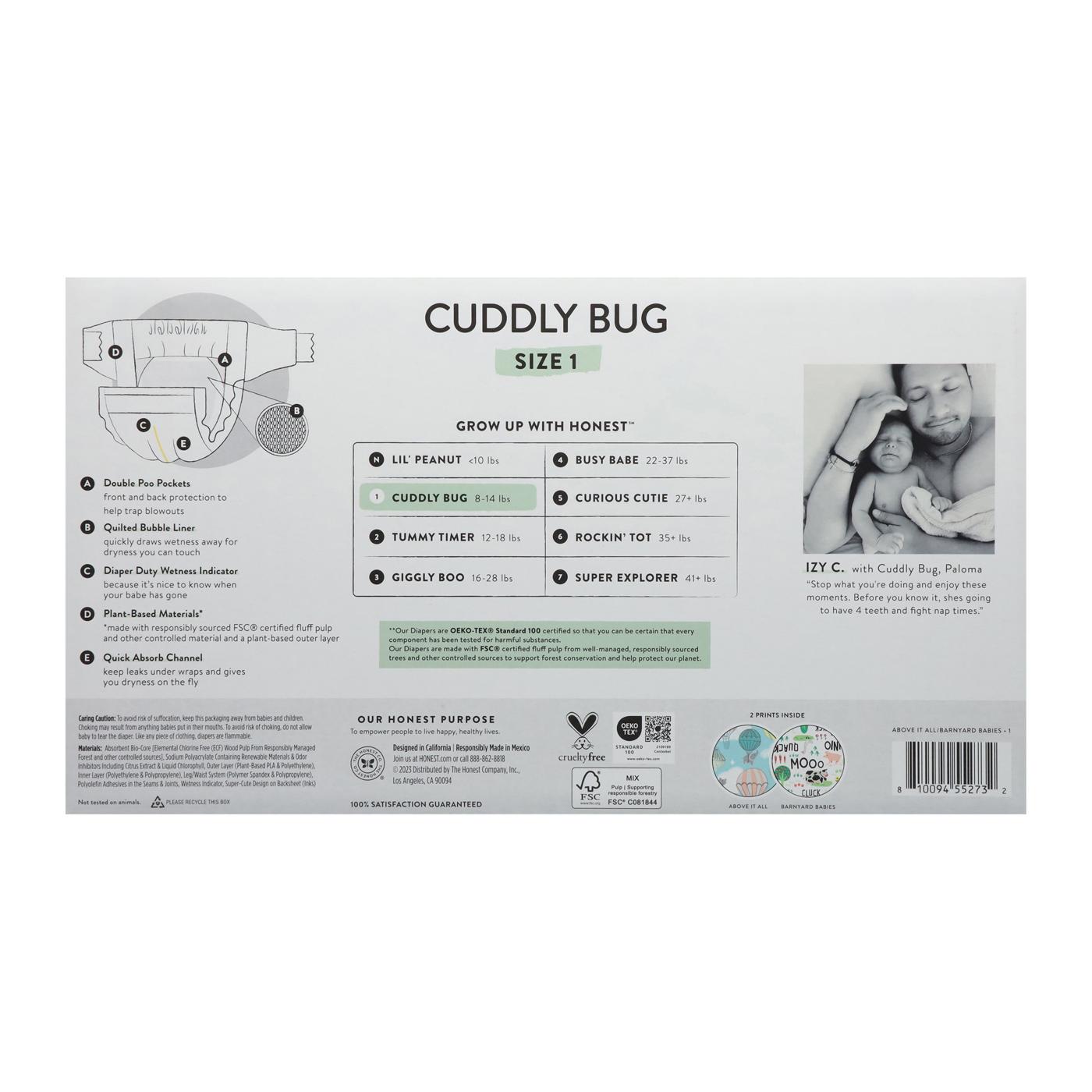 The Honest Company Clean Conscious Diapers - Size 1, 2 Print Pack; image 3 of 3