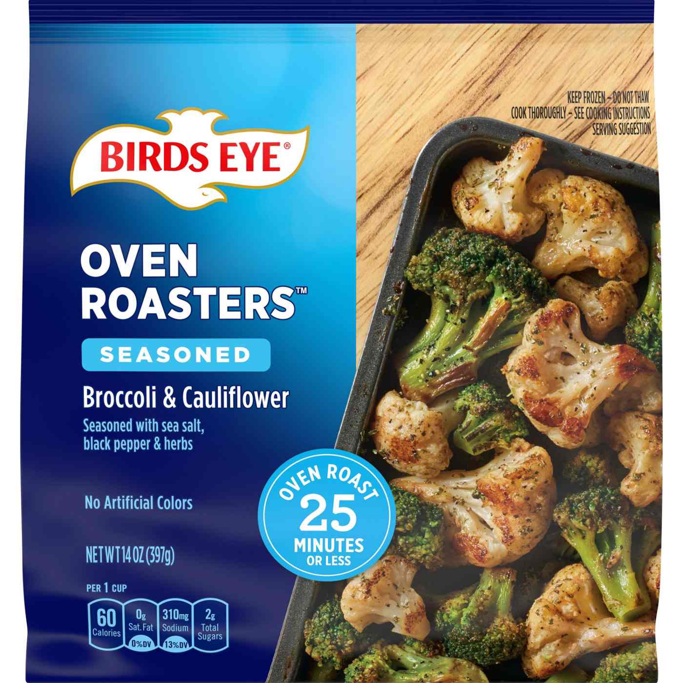 Birds Eye Frozen Oven Roasters Seasoned Broccoli & Cauliflower; image 1 of 5