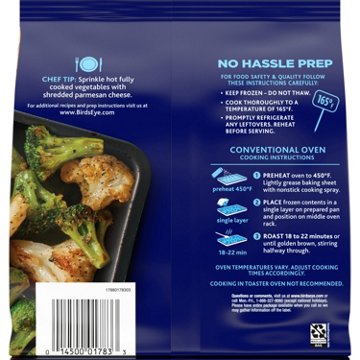 Birds Eye Frozen Oven Roasters Seasoned Broccoli & Cauliflower, 14 oz