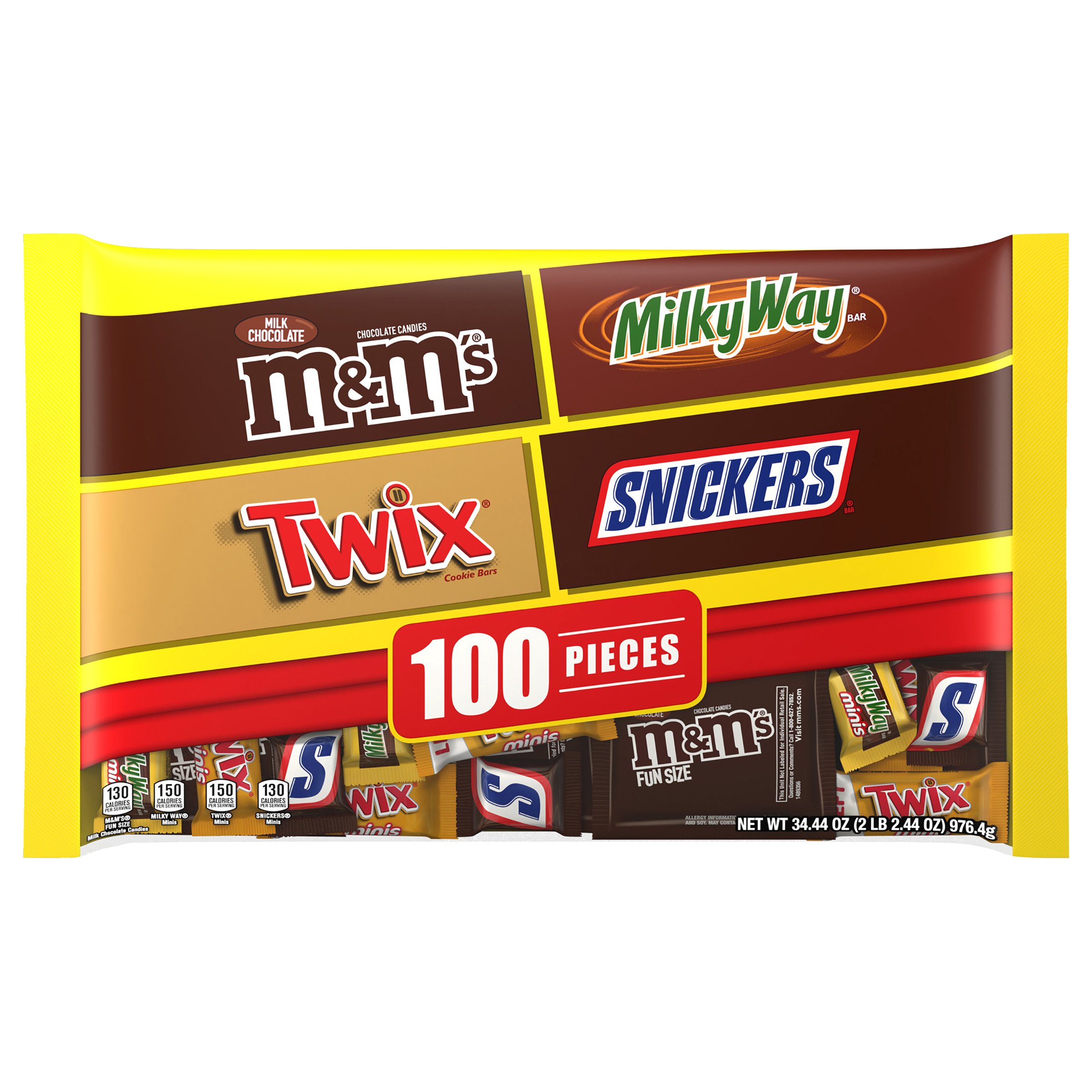 Mars M&Ms, Snickers, Twix & Milky Way Bulk Chocolate Halloween Candy
