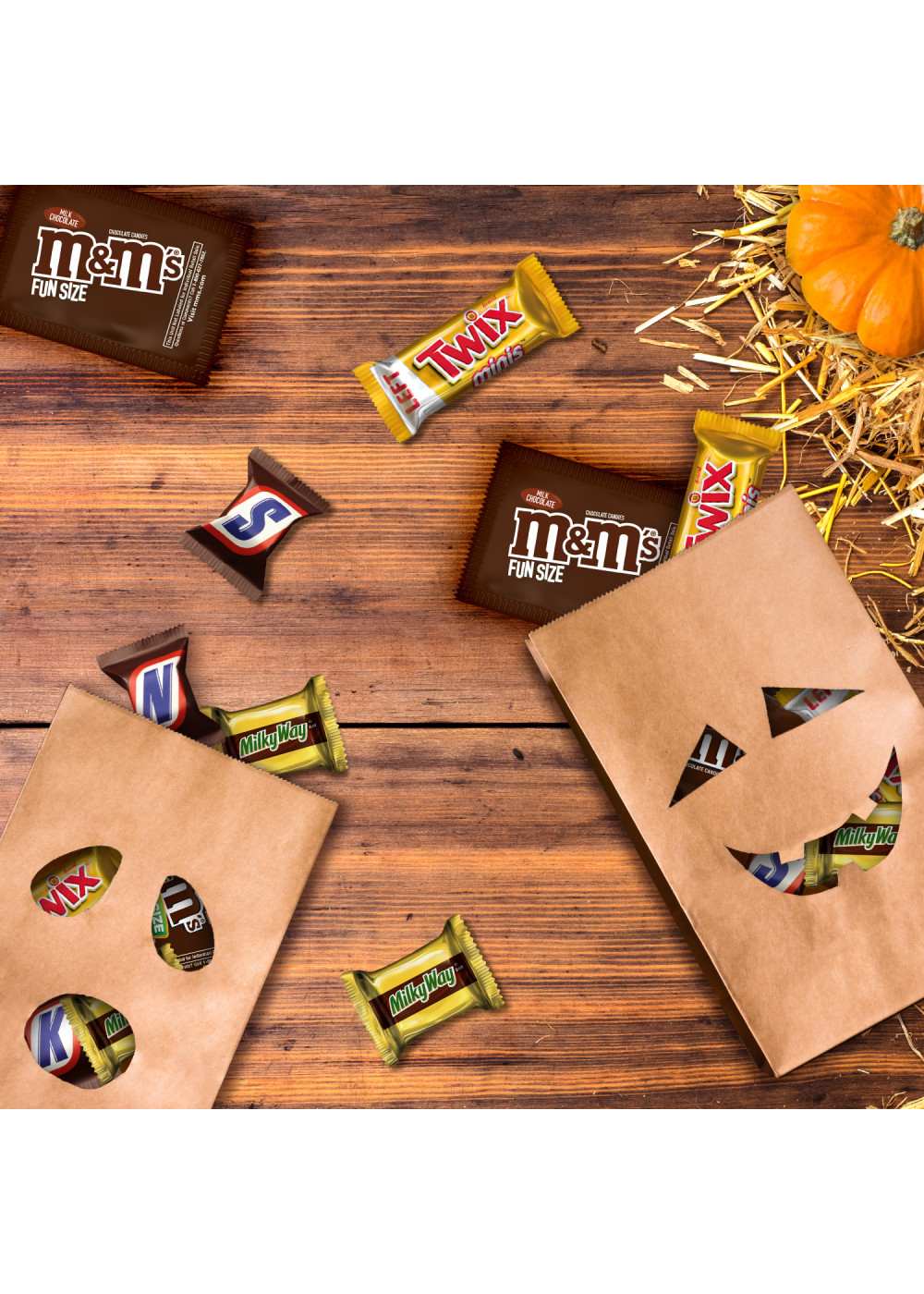 M&M'S, Snickers, Twix & Milky Way Assorted Fun Size Halloween Candy; image 3 of 7