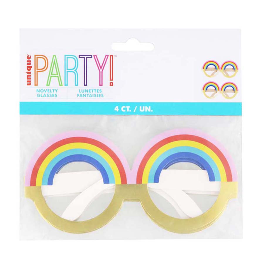 Unique Rainbow Paper Party Novelty Glasses Shop Favors at HEB