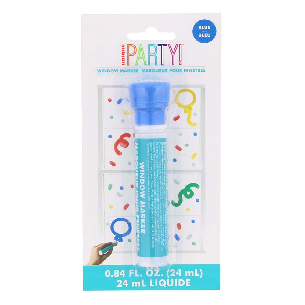 Unique Royal Blue Window Marker Shop Party decor at HEB