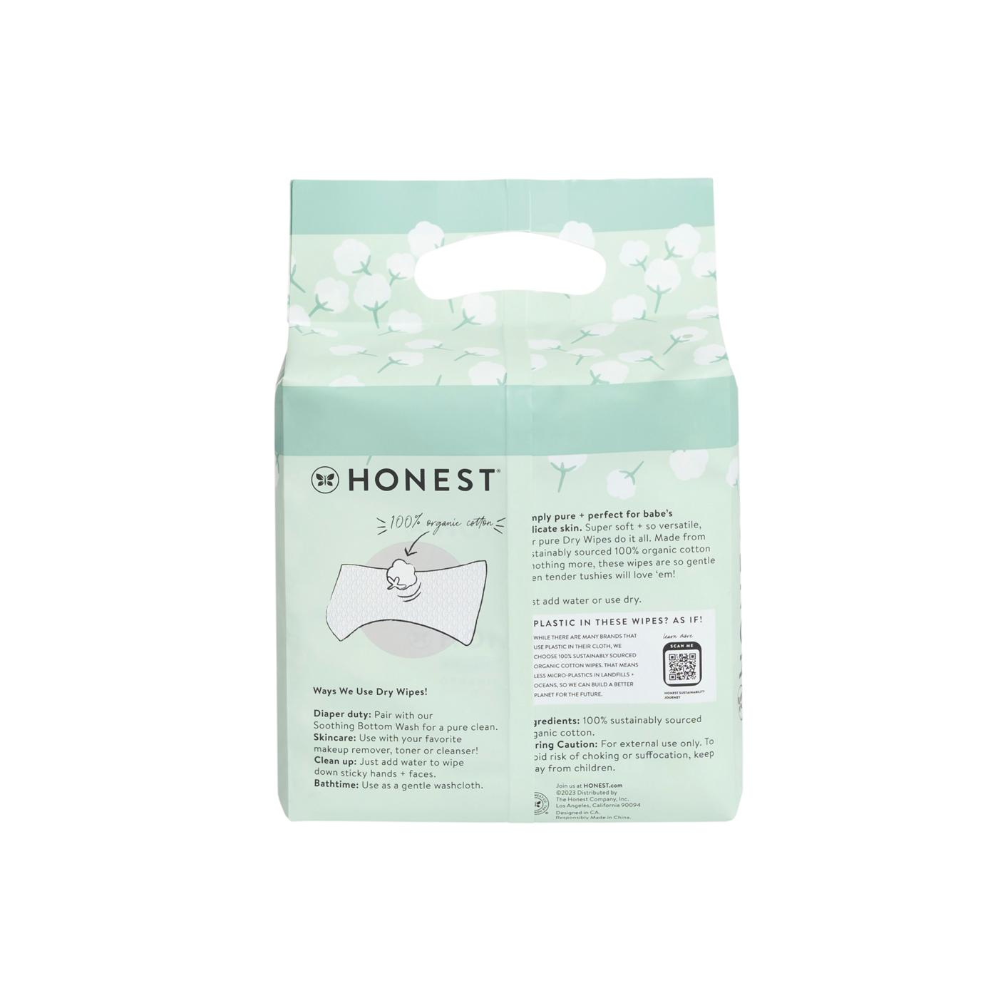 The Honest Company Organic Cotton Dry Wipes 4 Pk; image 2 of 3