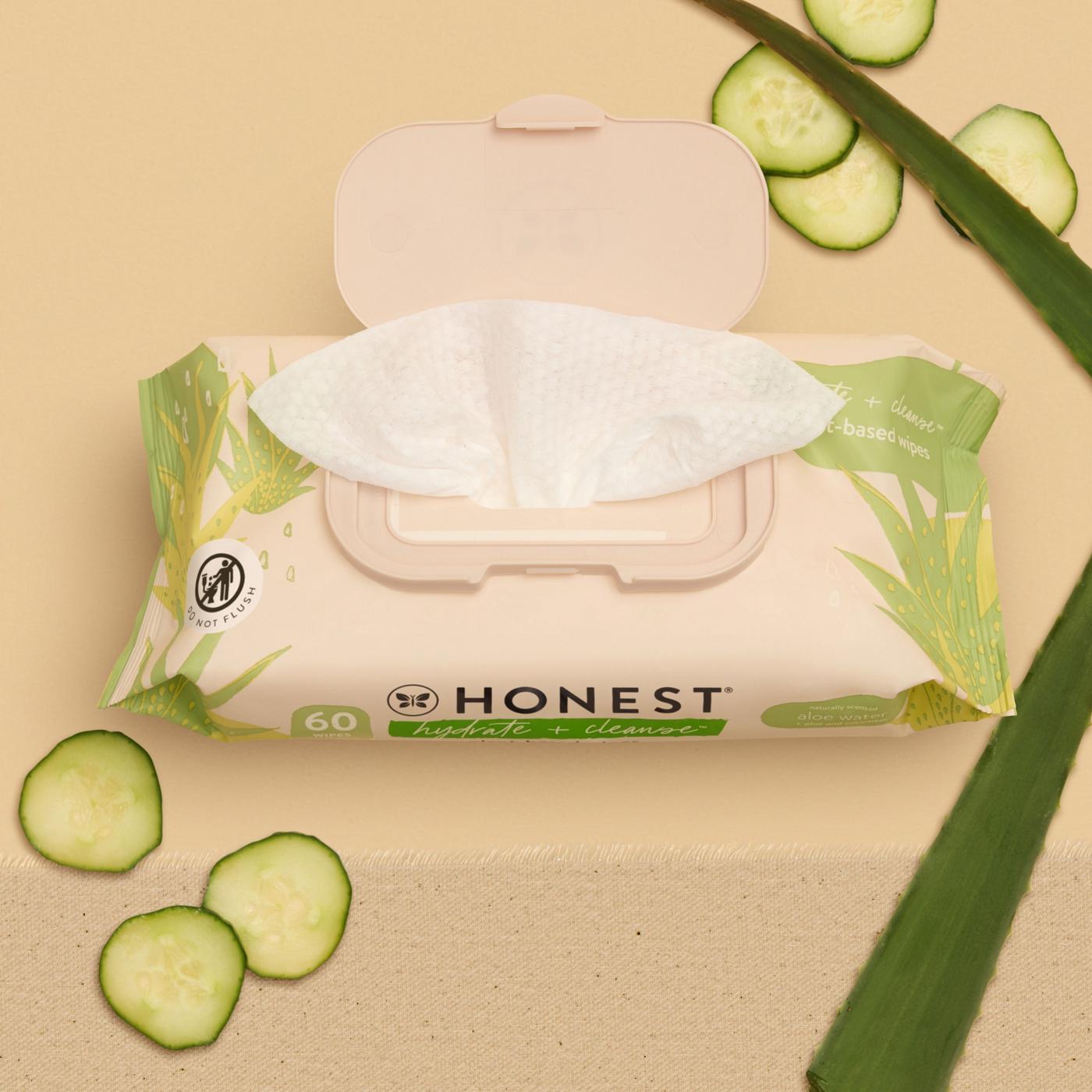 The Honest Company Hydrate & Cleanse Plant Based Wipes - Aloe & Cucumber; image 5 of 5