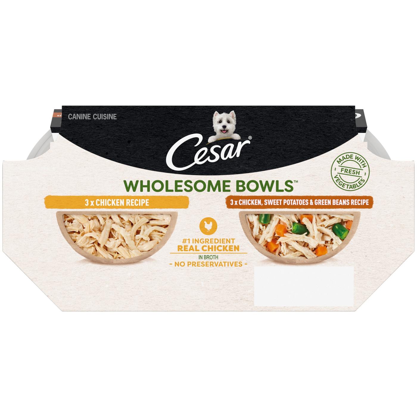 Cesar Wholesome Bowls Wet Dog Food Variety Pack; image 4 of 4