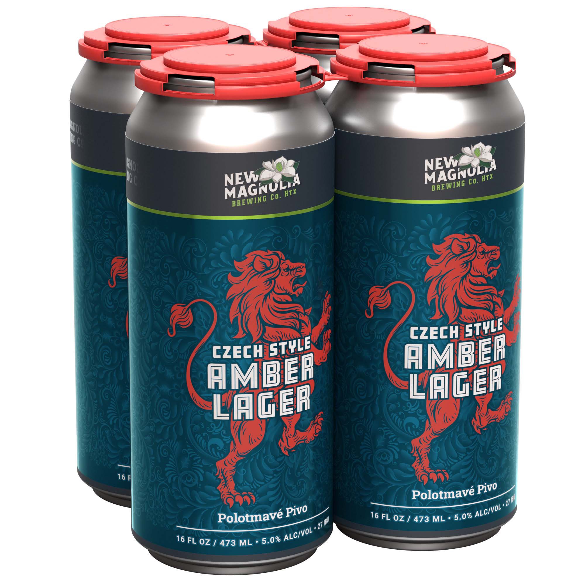 New Magnolia Brewing Co Czech Style Amber Lager 16 oz Cans Shop Beer