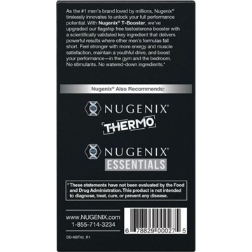 Nugenix T-Boost Free Testosterone Booster Capsules