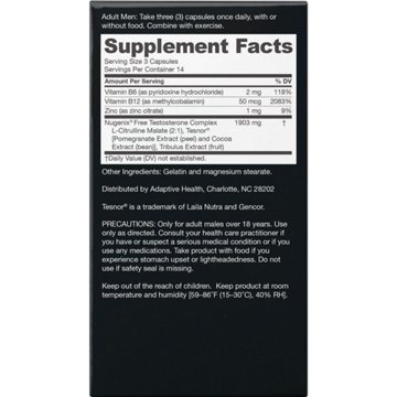 Nugenix T-Boost Free Testosterone Booster Capsules