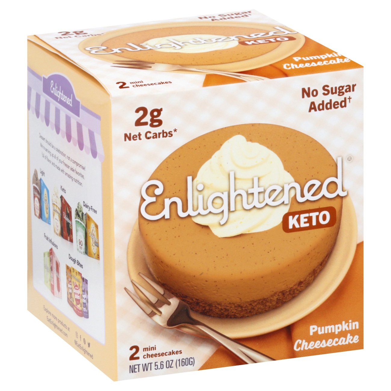 Enlightened Keto Pumpkin Cheesecake Shop Desserts & pastries at HEB
