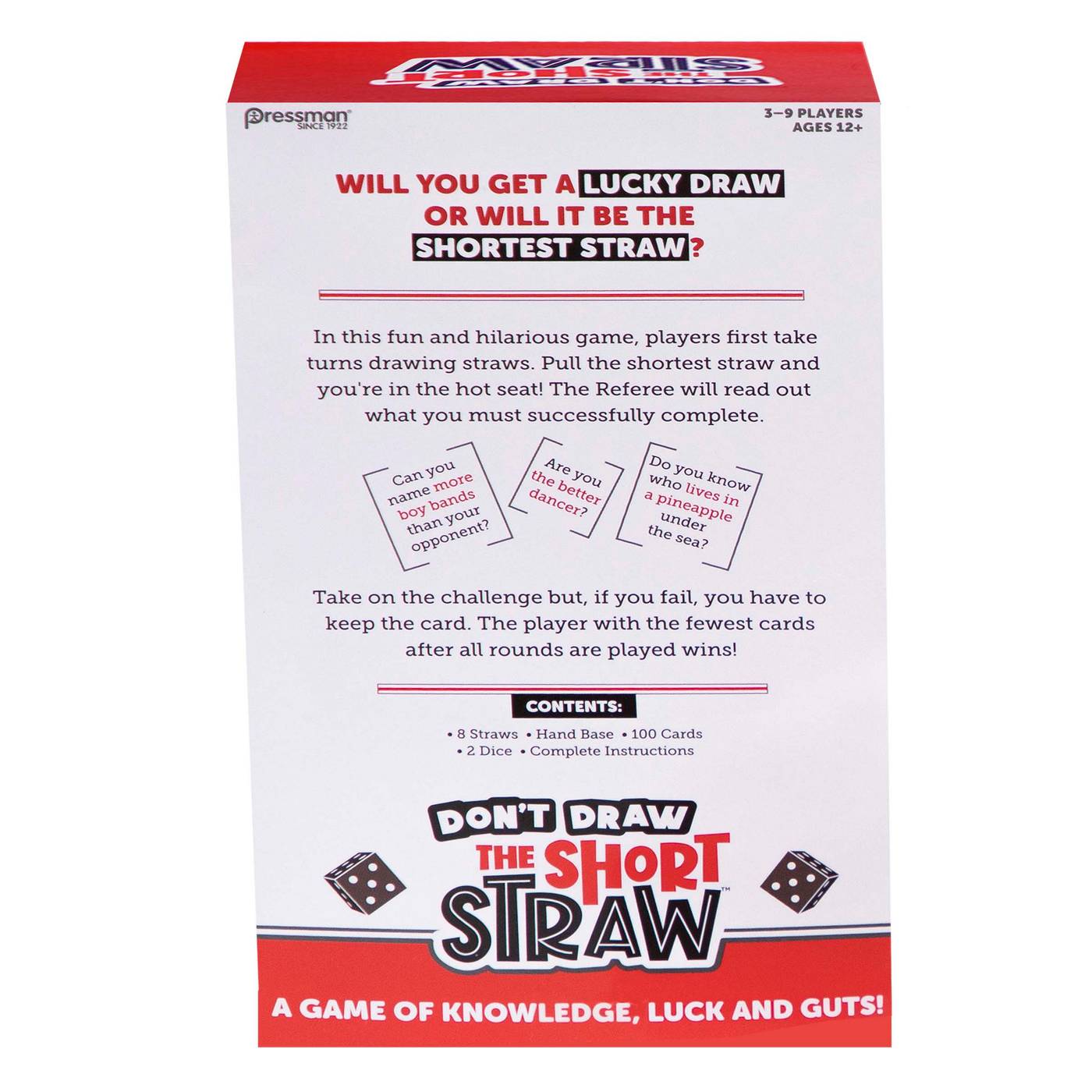 Don't Draw The Short Straw Game Shop Games at HEB