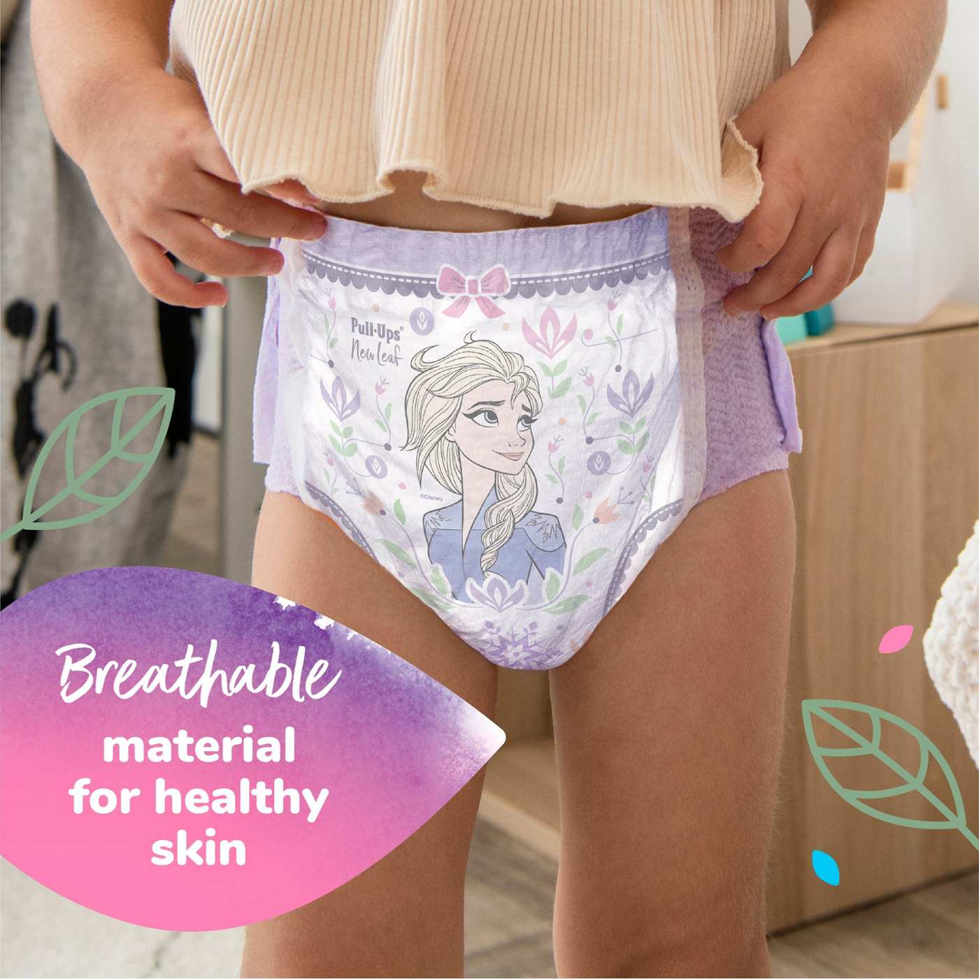 Pull-Ups New Leaf Girls' Disney Frozen Potty Training Pants - 3T-4T; image 3 of 8