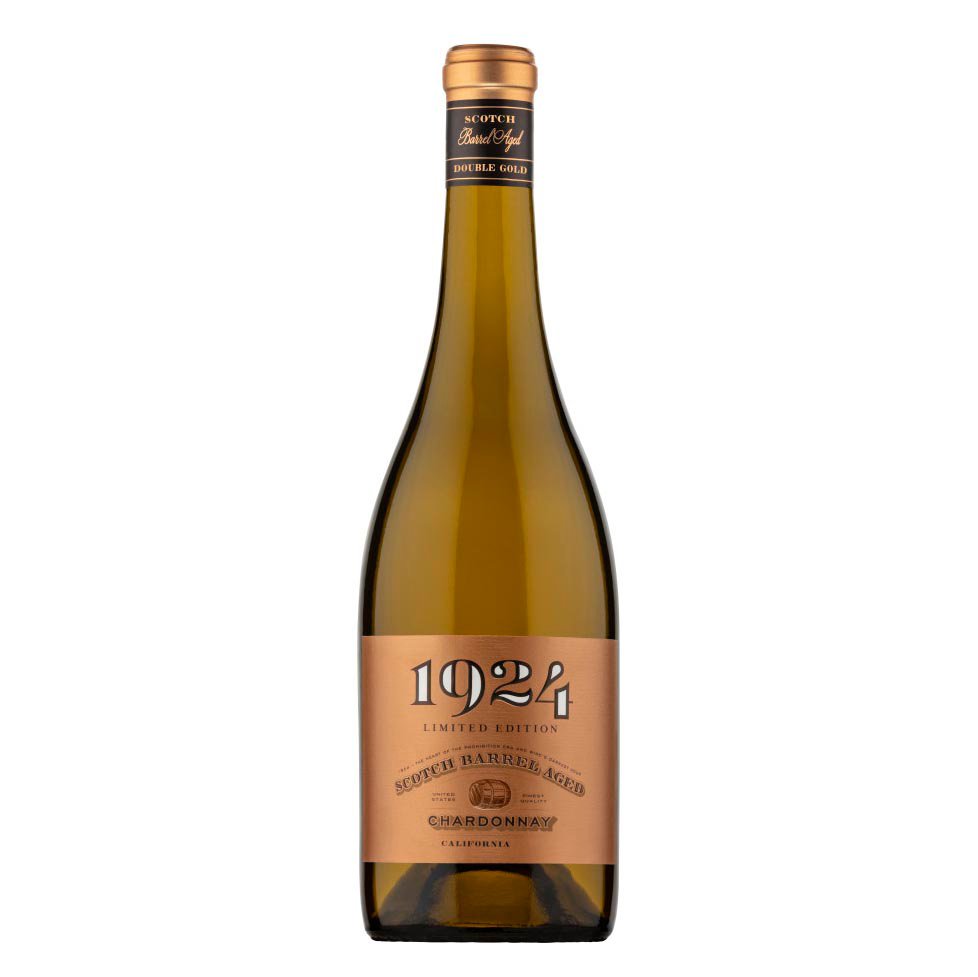 1924 Scotch Barrel Aged Chardonnay California Red Wine, 750 mL
