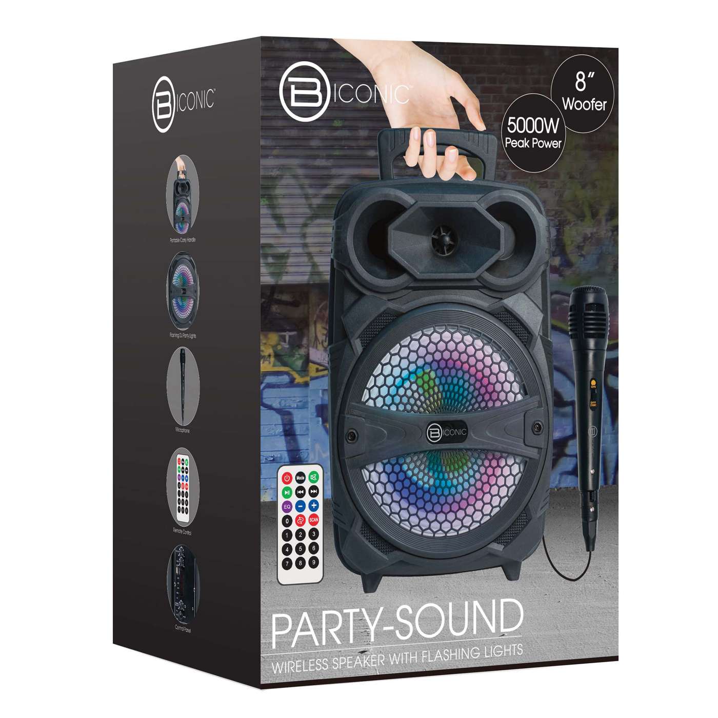 Bytech Wireless Party Speaker with Microphone; image 2 of 2