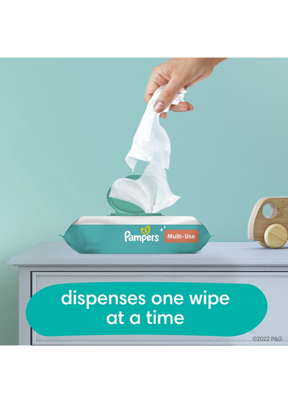Pampers Multi-Use Baby Wipes - Fragrance Free - Shop Baby wipes at H-E-B