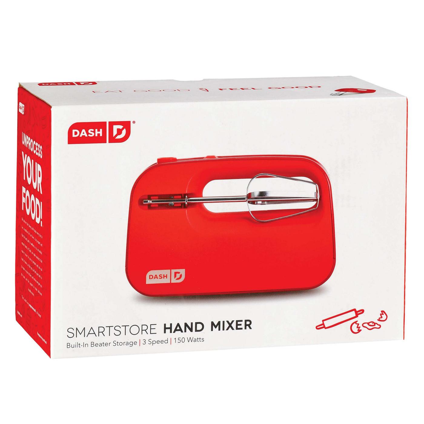 Dash Red SmartStore 3-Speed Hand Mixer - Shop Blenders & Mixers at H-E-B