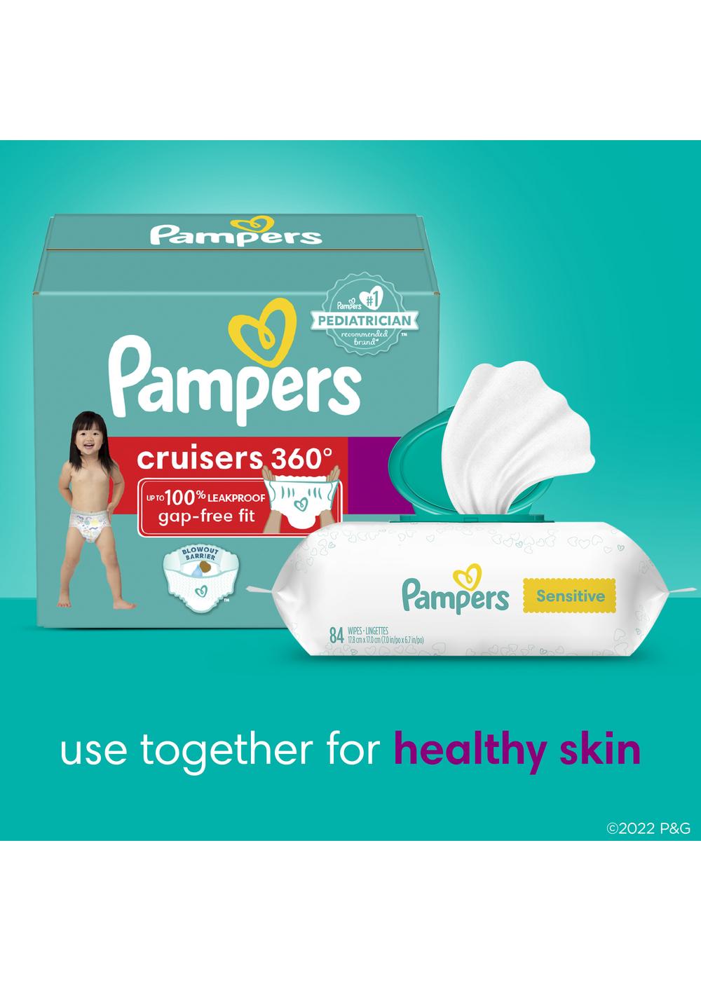 Pampers Diapers Size 4 - Cruisers 360˚ Fit Disposable Baby Diapers