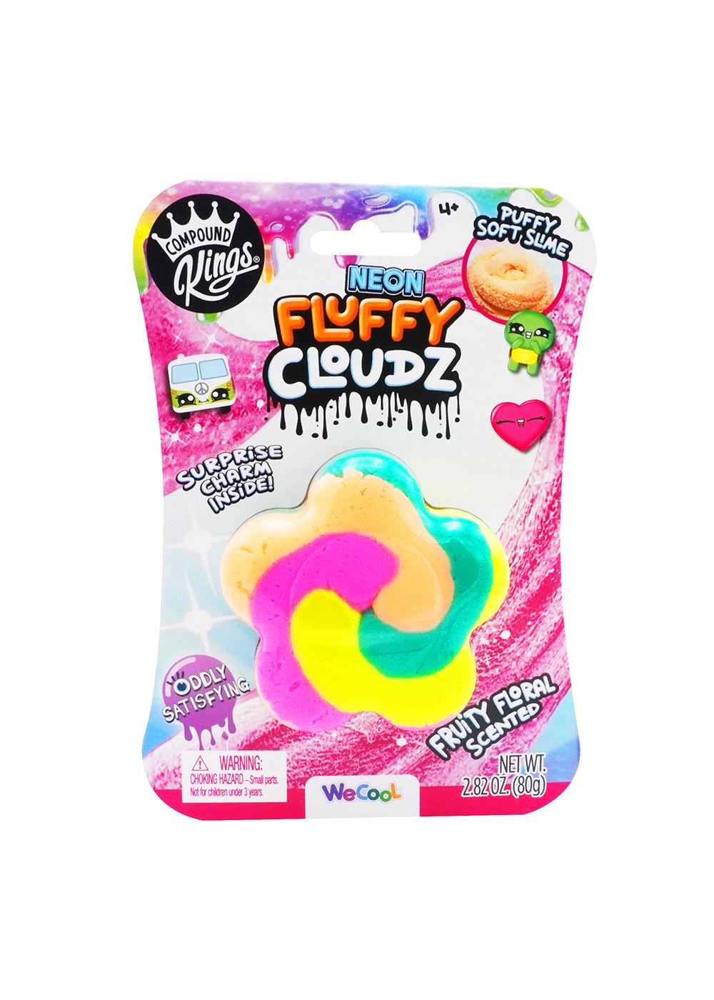 Compound Kings Neon Fluffy Cloudz Scented Slime, Assorted; image 1 of 2