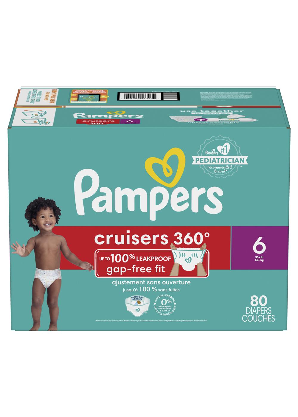 Pampers Cruisers 360 Diapers - Size 6; image 10 of 10