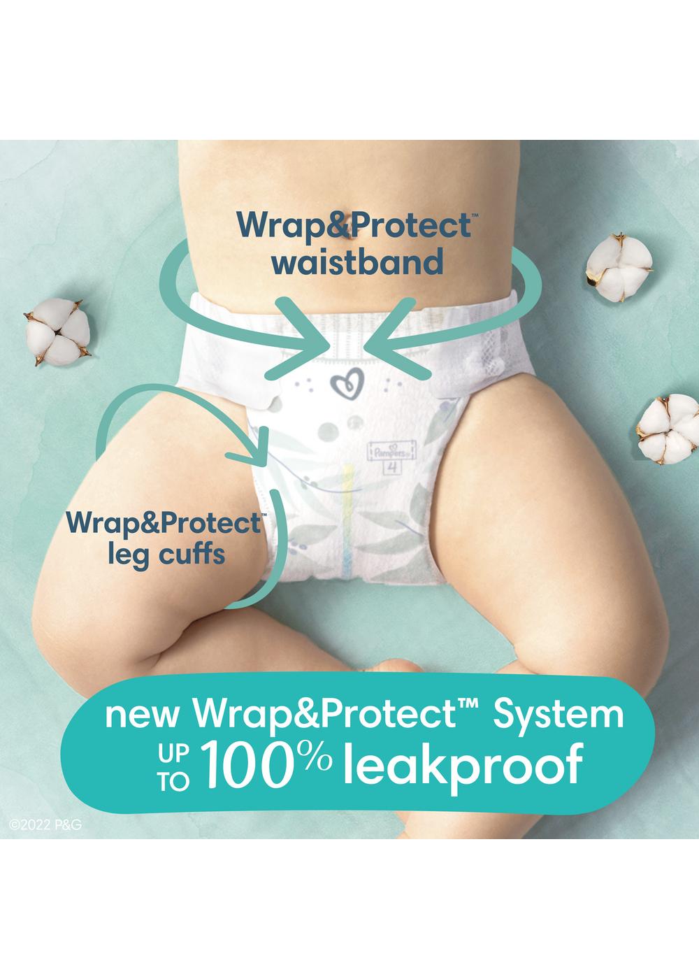 Pampers Pure Protection Diapers - Newborn - Shop Diapers at H-E-B
