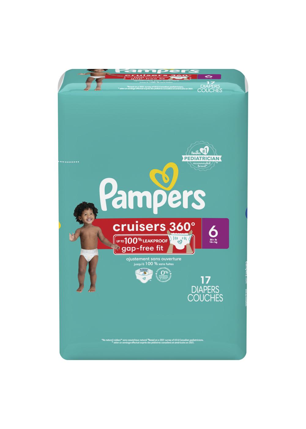 Pampers Cruisers 360 Diapers - Size 6; image 2 of 10