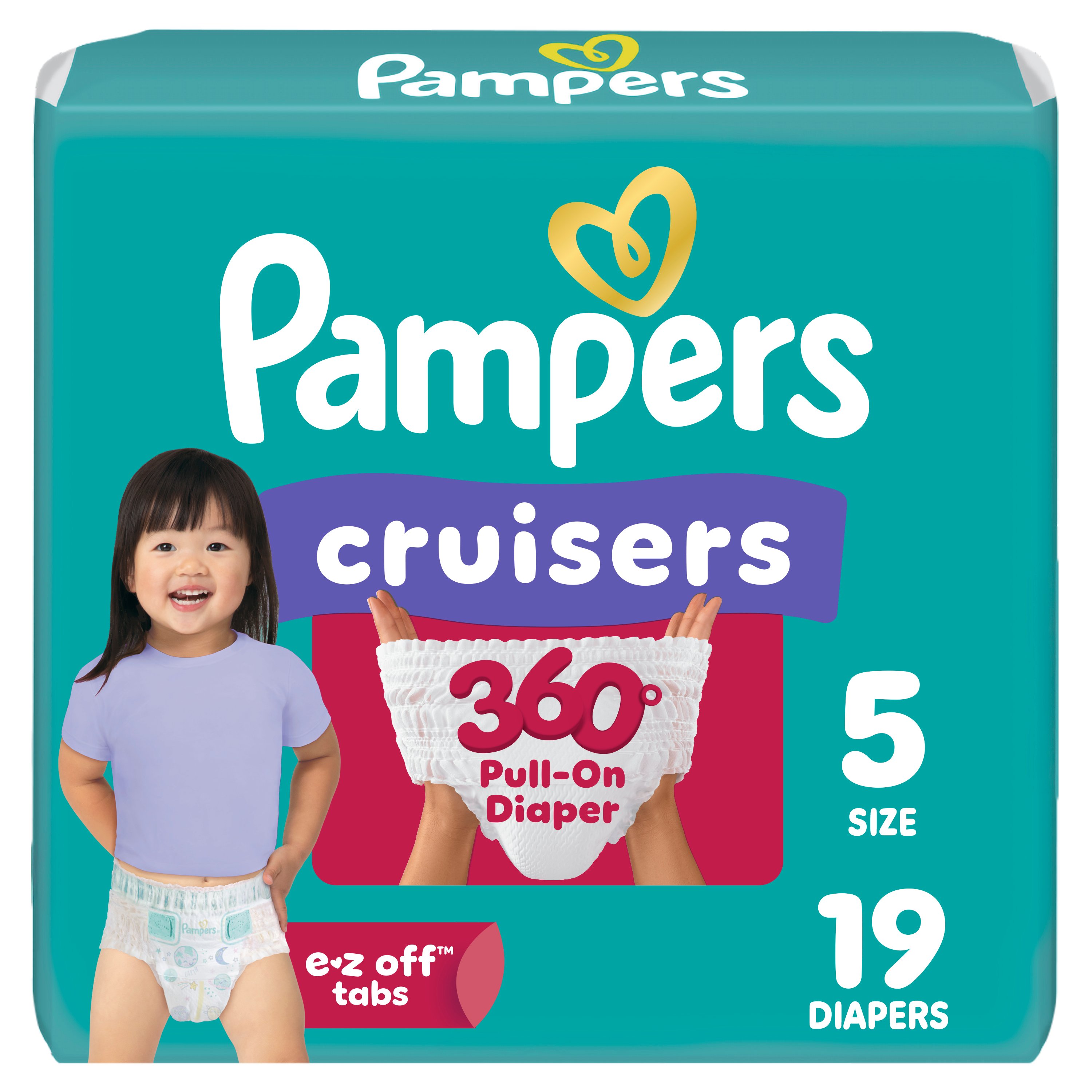 Pampers Cruisers 360 Diapers Size 5 Shop Diapers at HEB