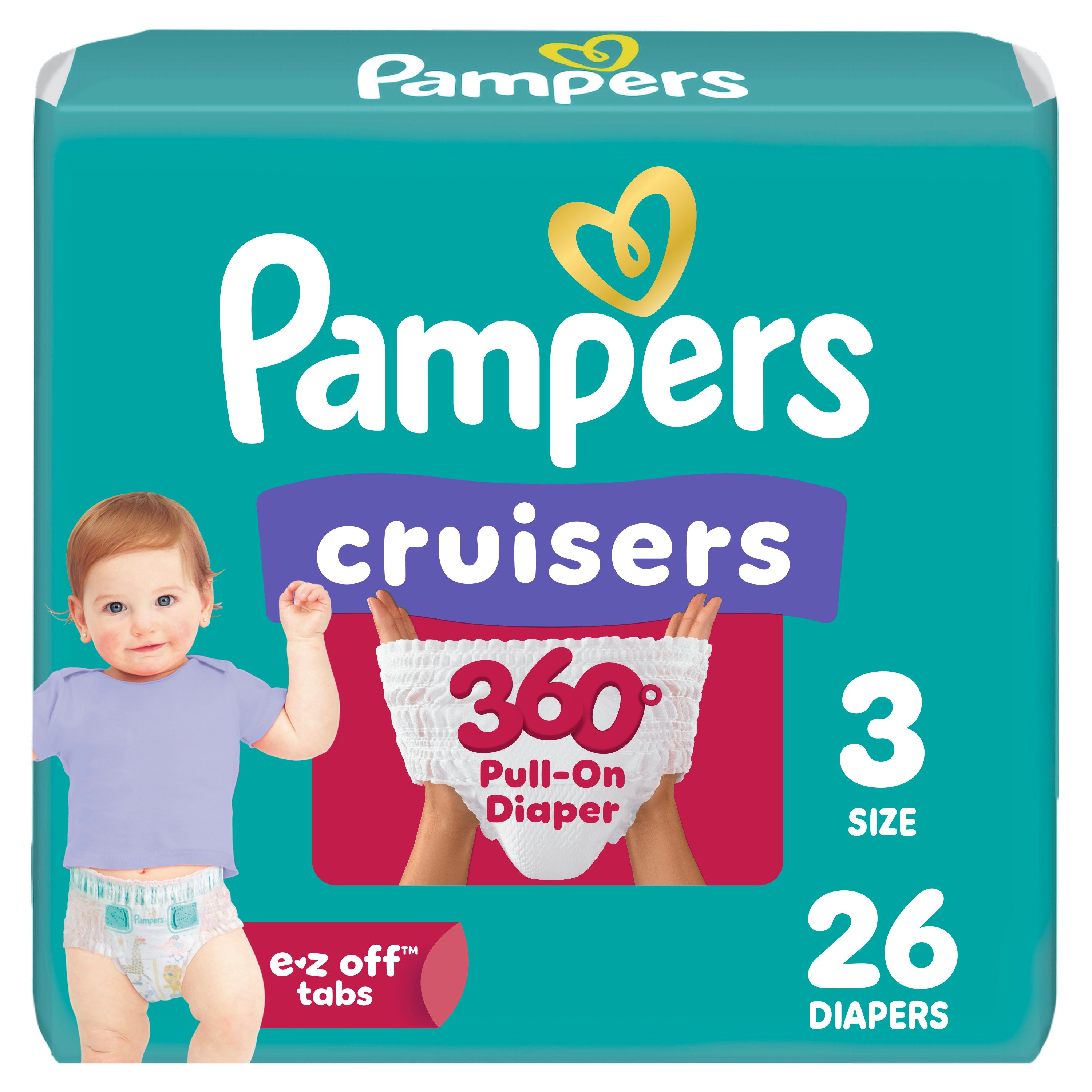 Pampers Cruisers 360 Diapers Size 3 Shop Diapers & Potty at HEB