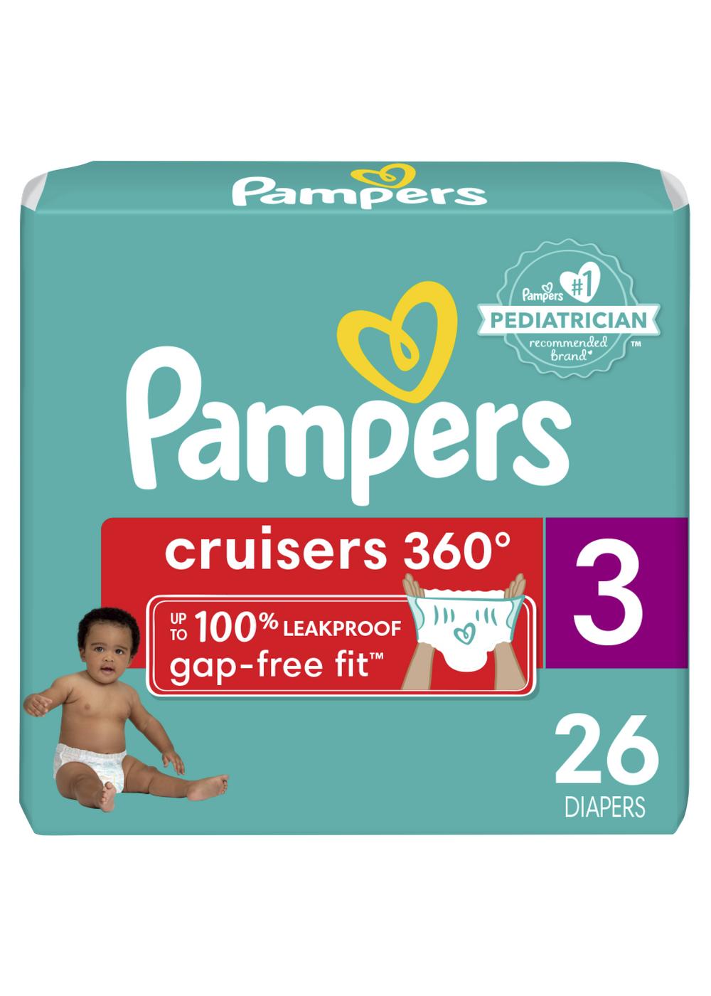 Pampers Cruisers 360 Diapers Size 3; image 1 of 3