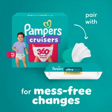 Pampers Cruisers 360 Diapers Size 3
