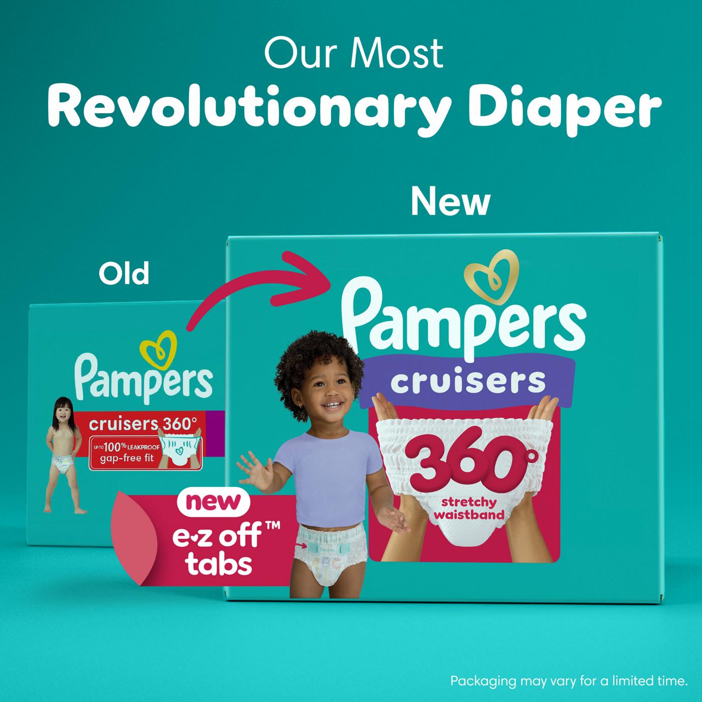Pampers Cruisers 360 Diapers - Size 4; image 8 of 10